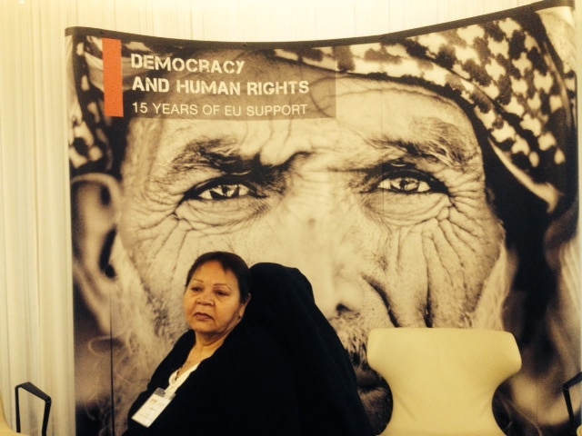 Aunty Gayle Rankine at the 2013 Democracy and Human Rights Conference