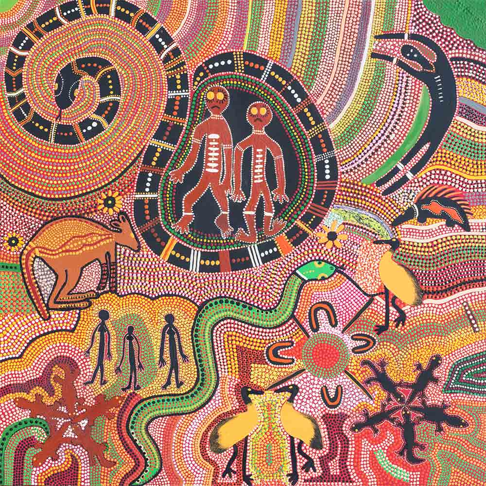 Rainbow Serpents by Eve Kitchener