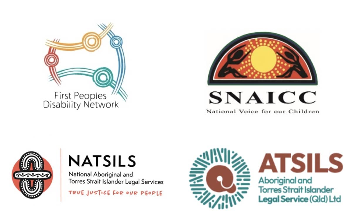 [Image ID: Features FPDN logo, NATSILS Logo, SNAICC Logo and ATSILS Logo]