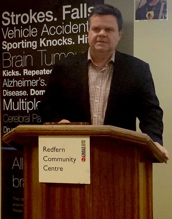 CEO Damian Griffis at the Redfern Community Centre